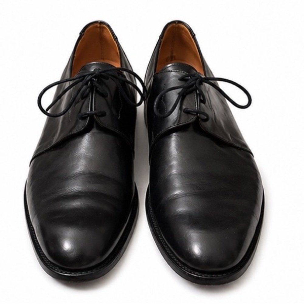 Sanders & Sanders Men’s Dress Shoes Size 12 Black Leather Lace Up Made England